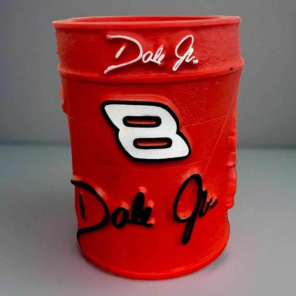 Vintage 2002 NASCAR Bottle Can Cozy‎ Coozie Dale Earnhardt Jr #8 Winners Circle